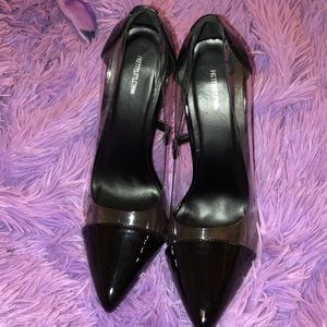 See through sides , Selena Gomez inspired heels.